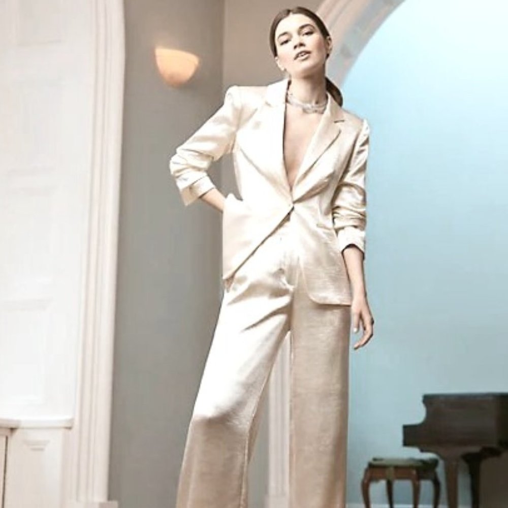 NWT Cinq a Sept Kylie Blazer in Ivory Size 4